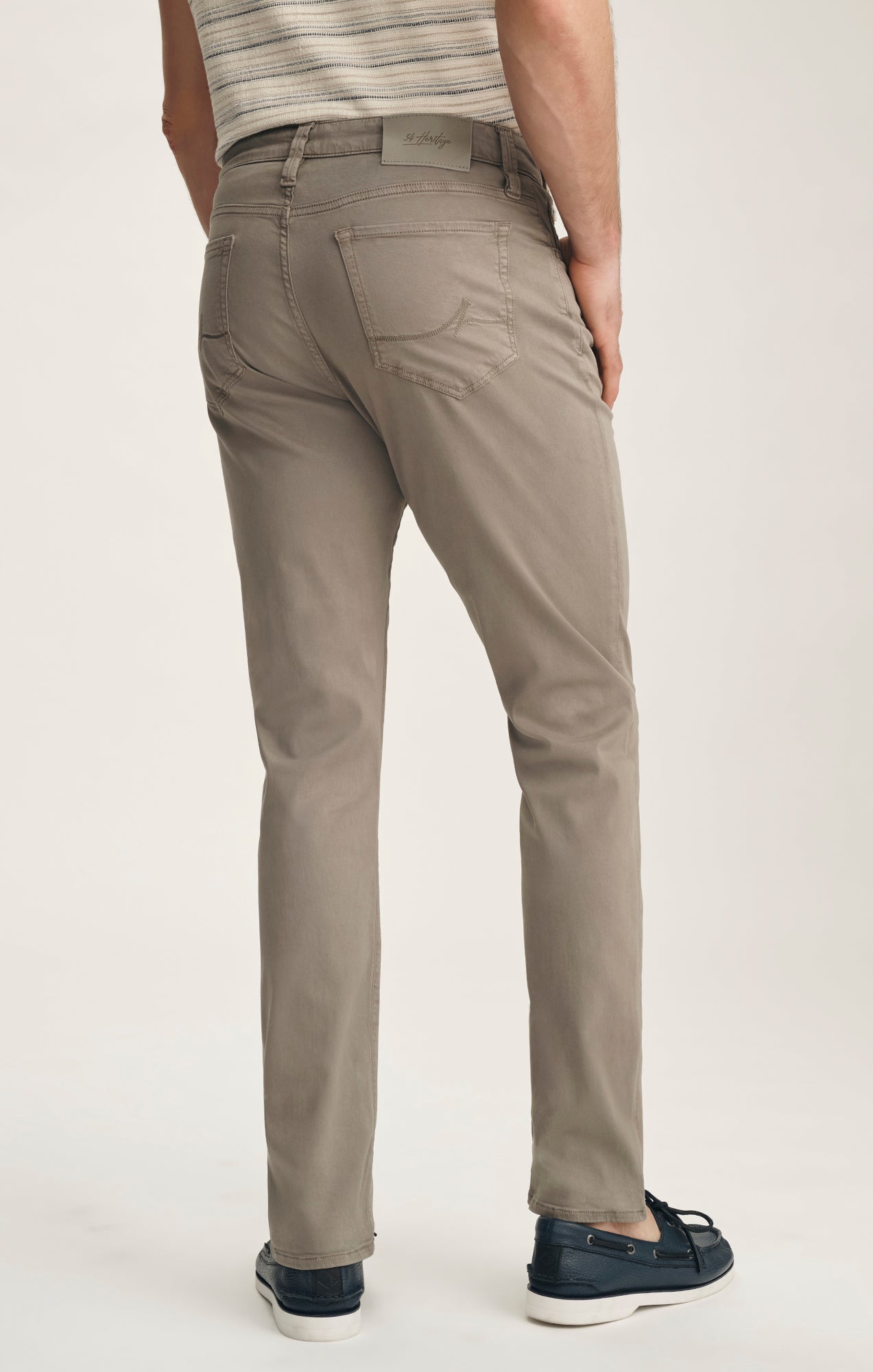 Courage Straight Leg Pants In Driftwood Twill