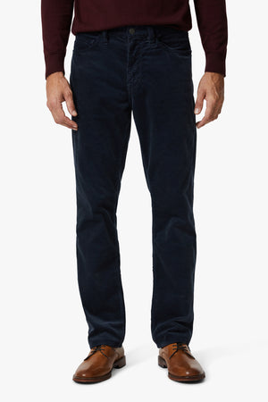 Charisma Relaxed Straight Pants In Navy Cord
