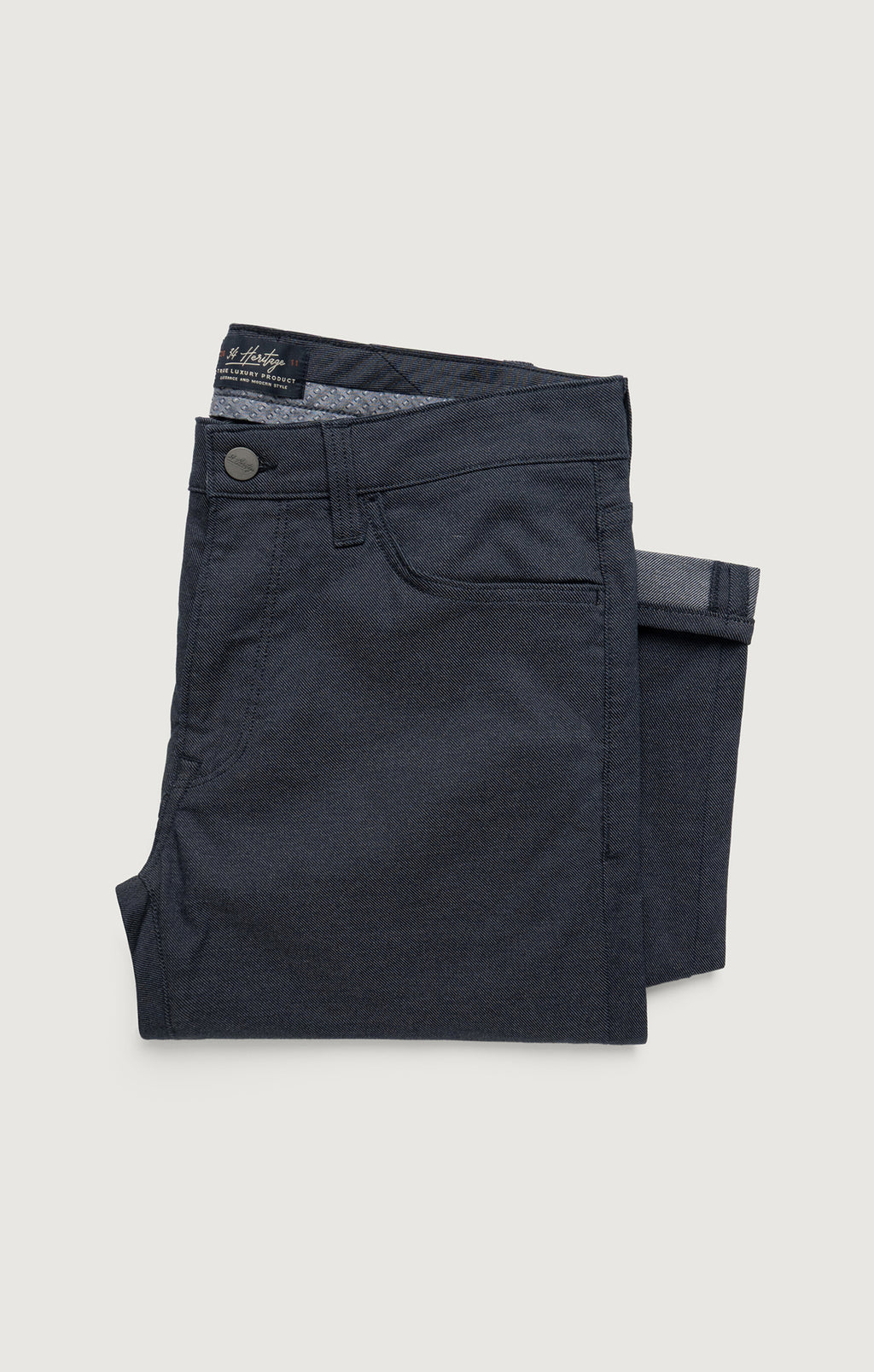 Charisma Relaxed Straight Pants In Navy Coolmax