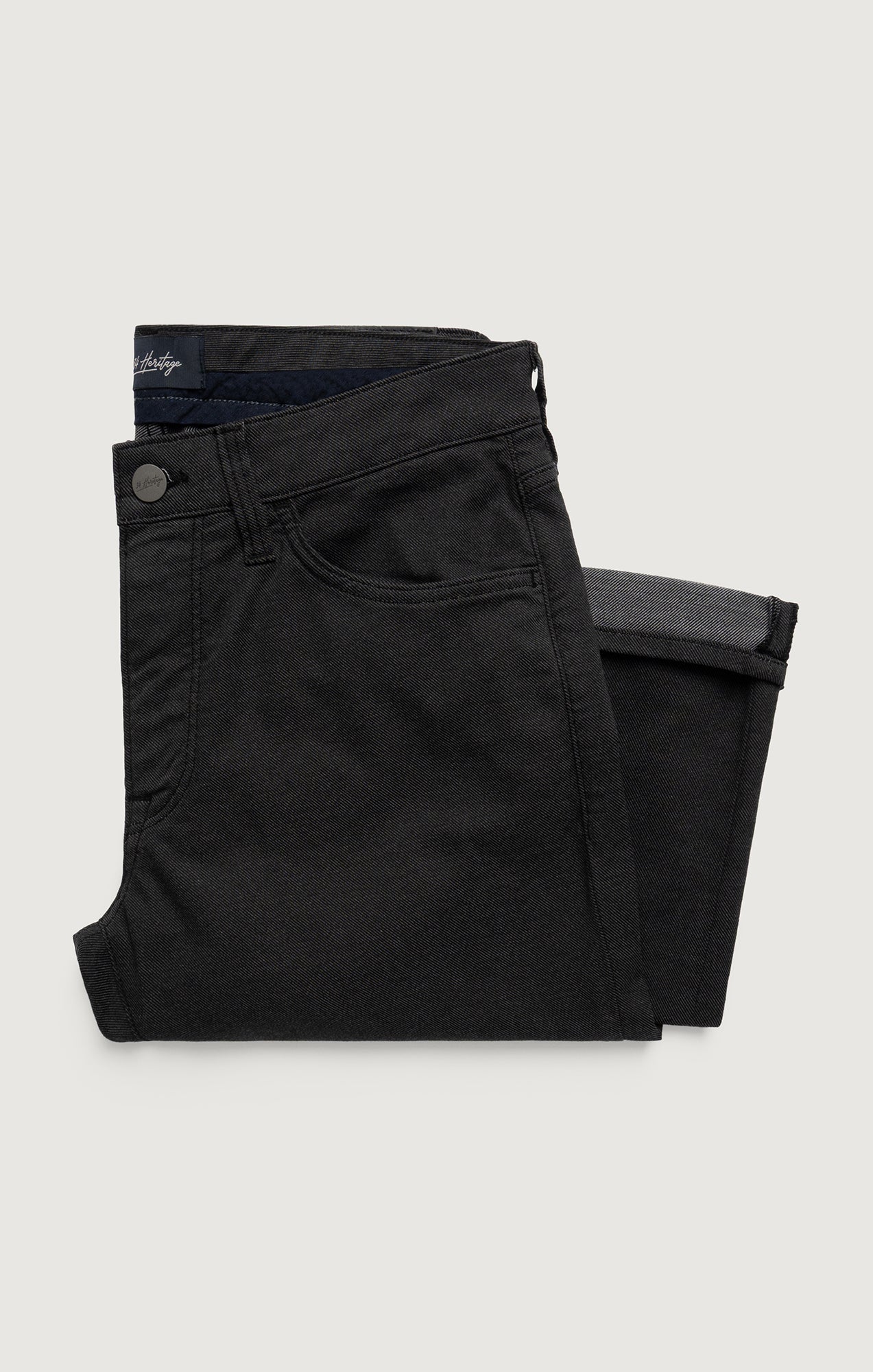 Charisma Relaxed Straight Leg Pants In Black CoolMax
