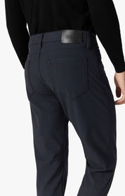 Courage Straight Leg Pants in Navy Elite Check