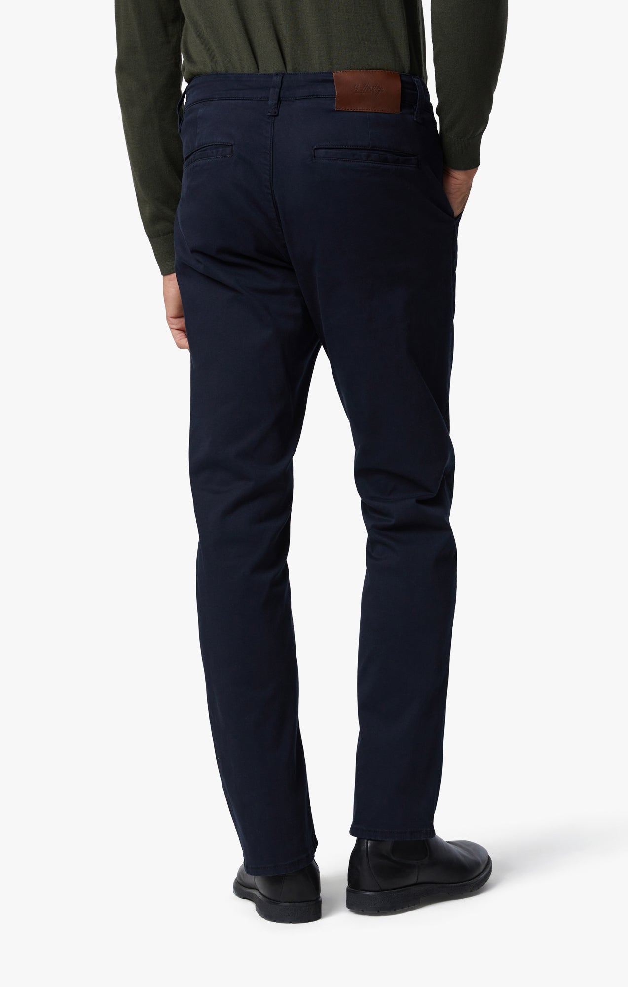 Charisma Relaxed Straight Chino In Navy Twill Image 5