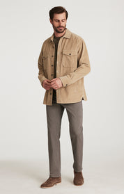 Charisma Relaxed Straight Pants in Dove Grey Diagonal