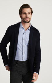 Double Face Blazer In Navy