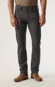 Courage Straight Leg Pants in Brown Elite Check