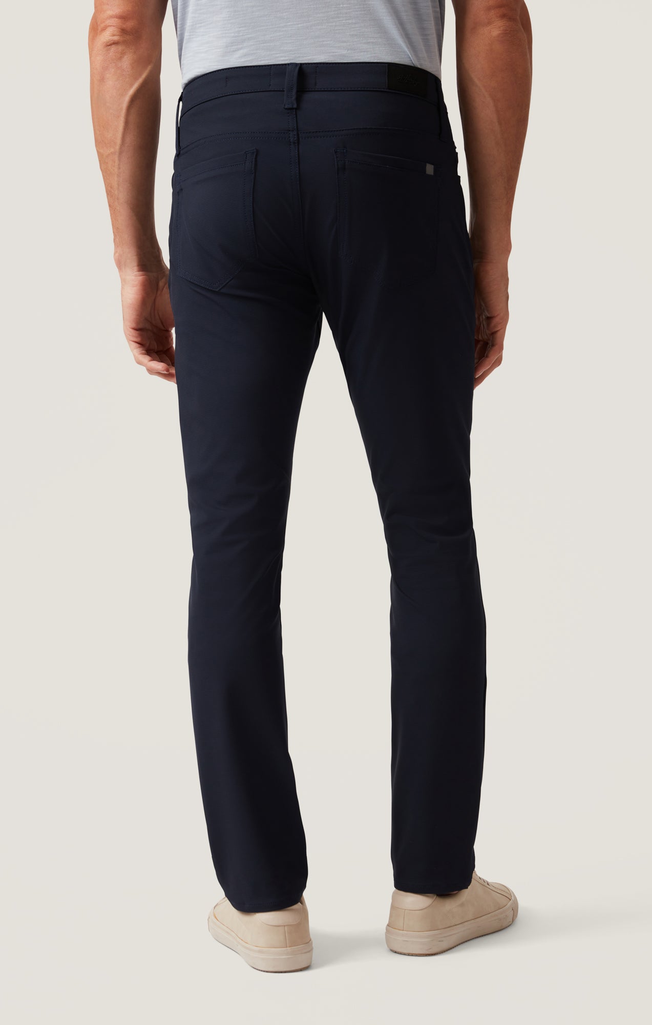 Cool Tapered Leg Pants in Navy Commuter Luxe