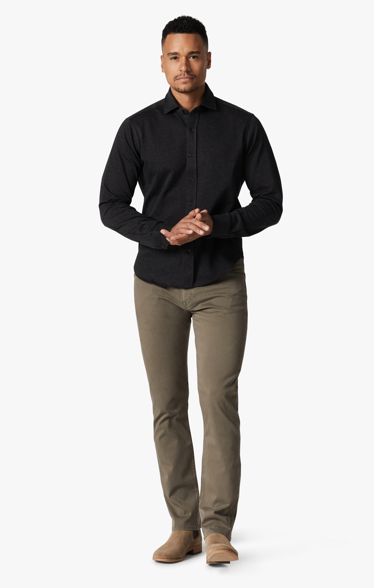Courage Straight Leg Pants in Canteen Twill Image 1