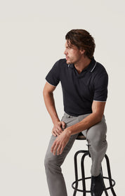 Courage Straight Leg Pants in Pewter Commuter