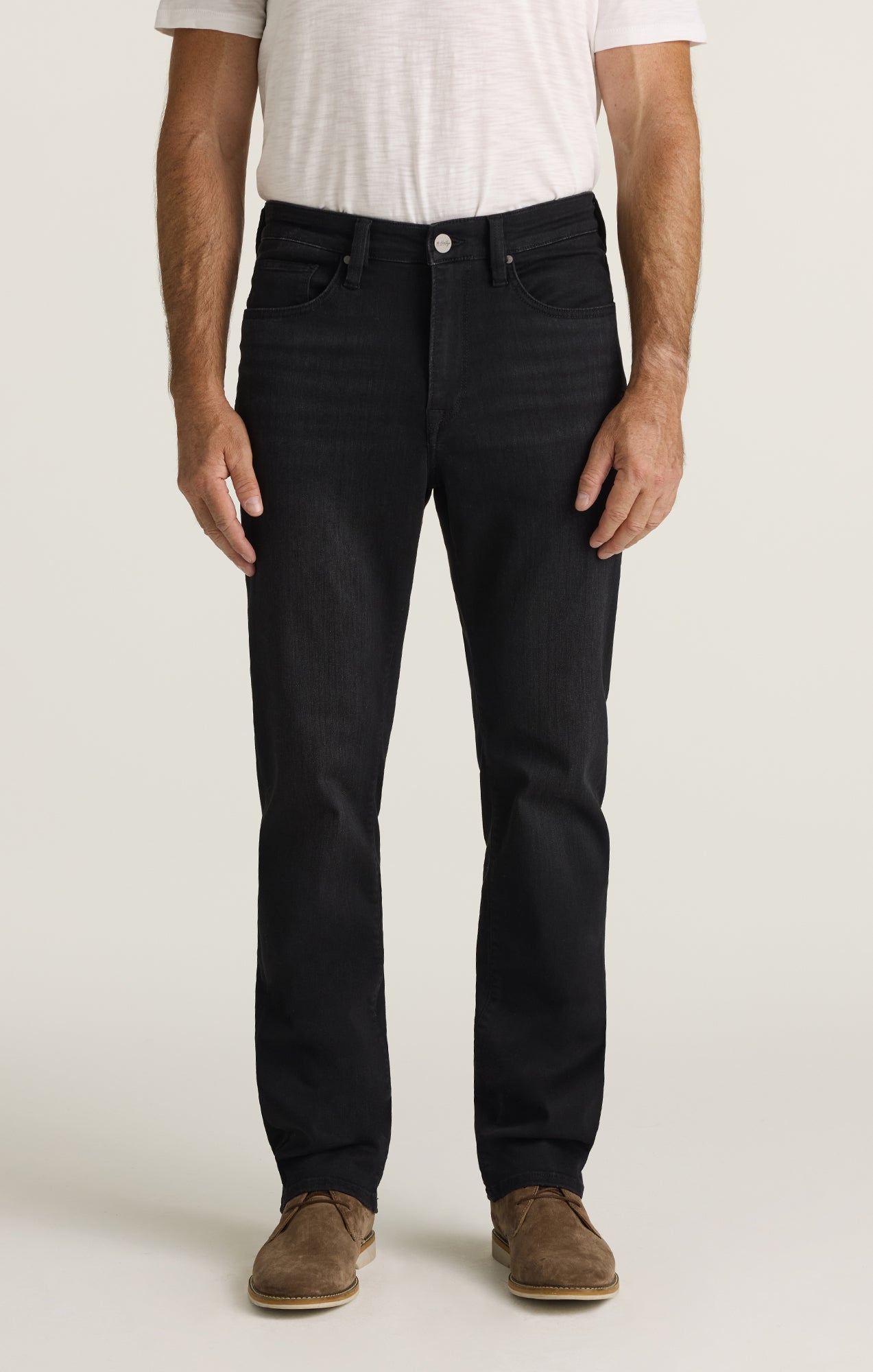 Charisma Relaxed Straight Jeans in Smoke Organic Ultra