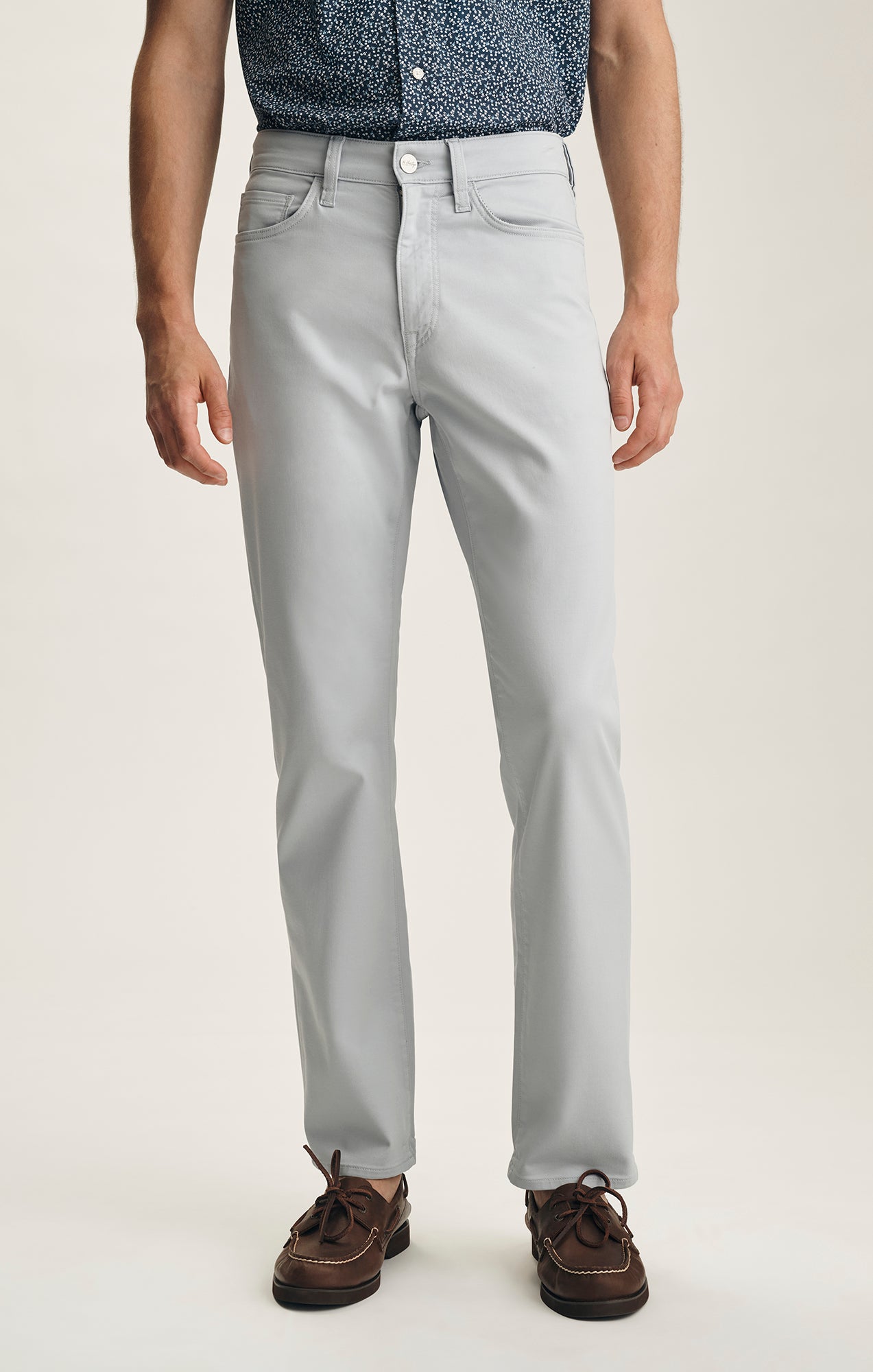 Charisma Relaxed Straight Pants In Mist Coolmax