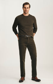 Charisma Relaxed Straight Pants in Fern Cord