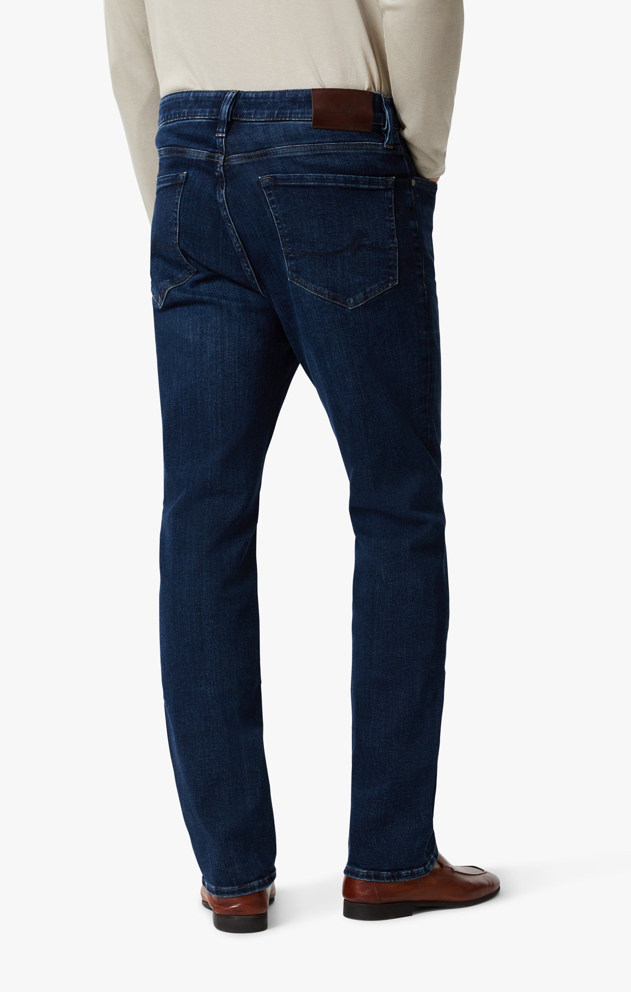 Charisma Relaxed Straight Leg Jeans In Mid Organic