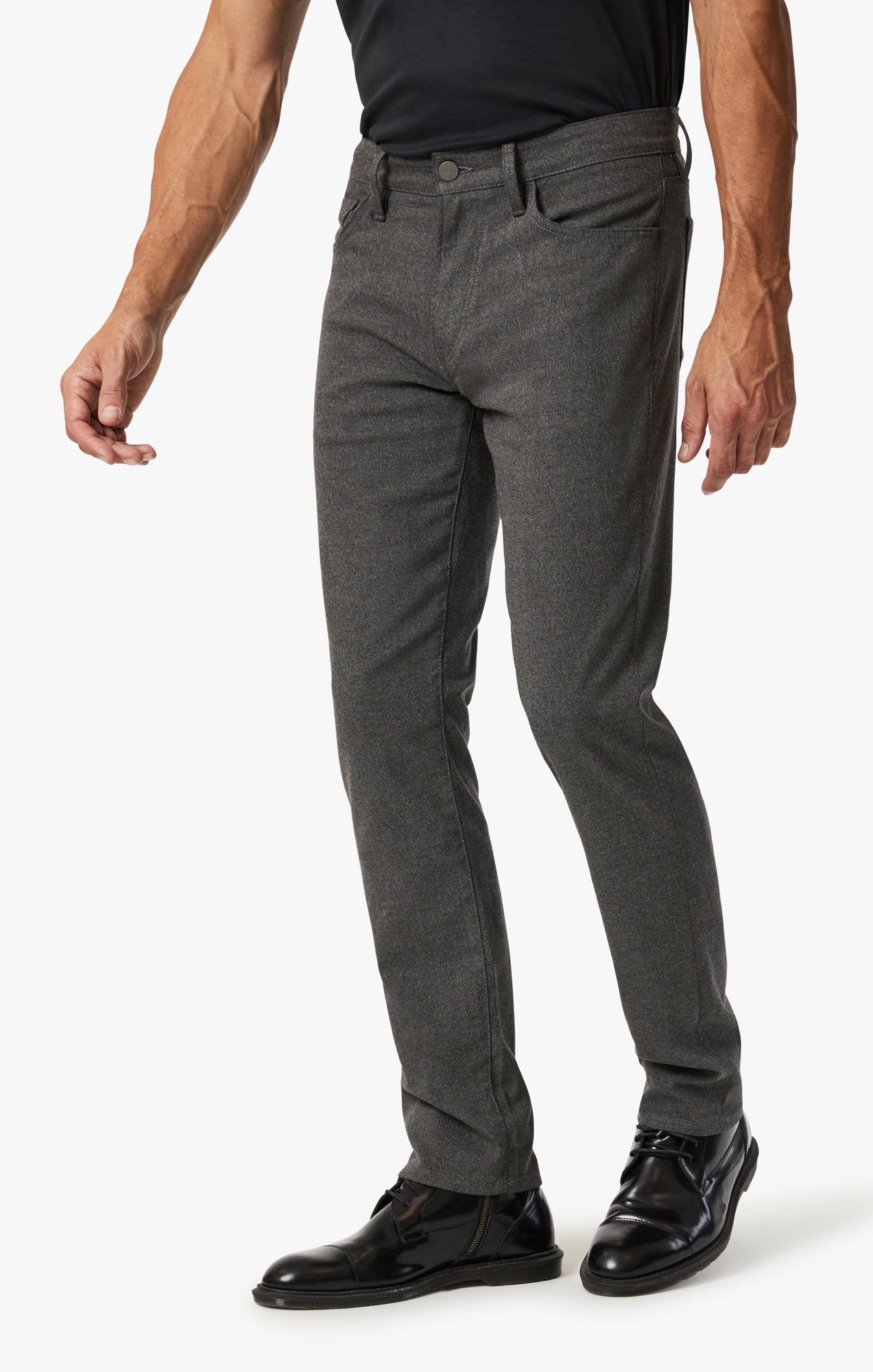 Charisma Relaxed Straight Pants In Grey Elite Image 4
