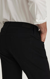 Courage Straight Commuter Pants in Black Luxe