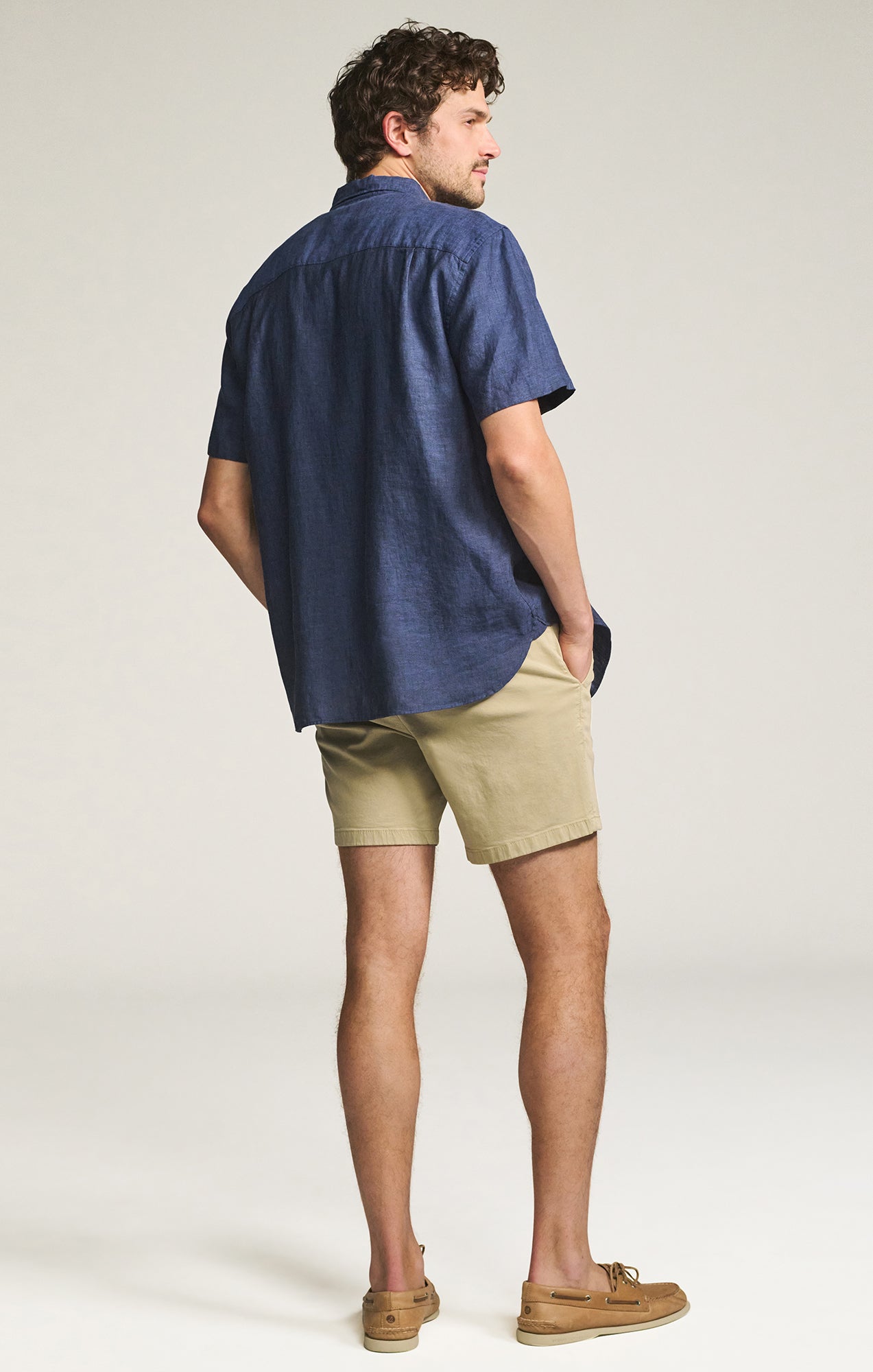Hampton Shorts in Basil Twill