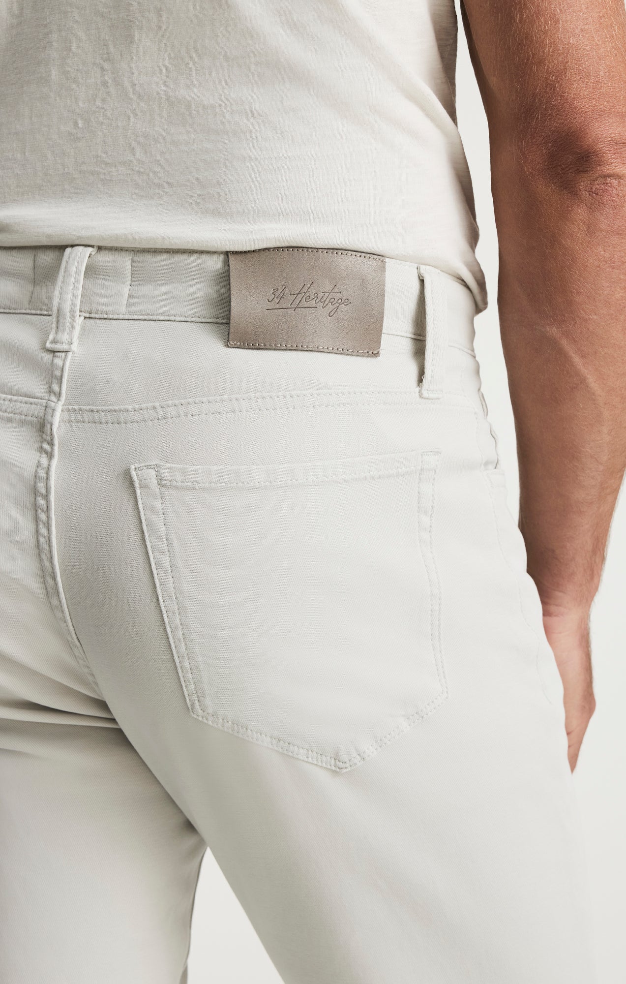 Courage Straight Leg Pants In Bone Cloud Luxe