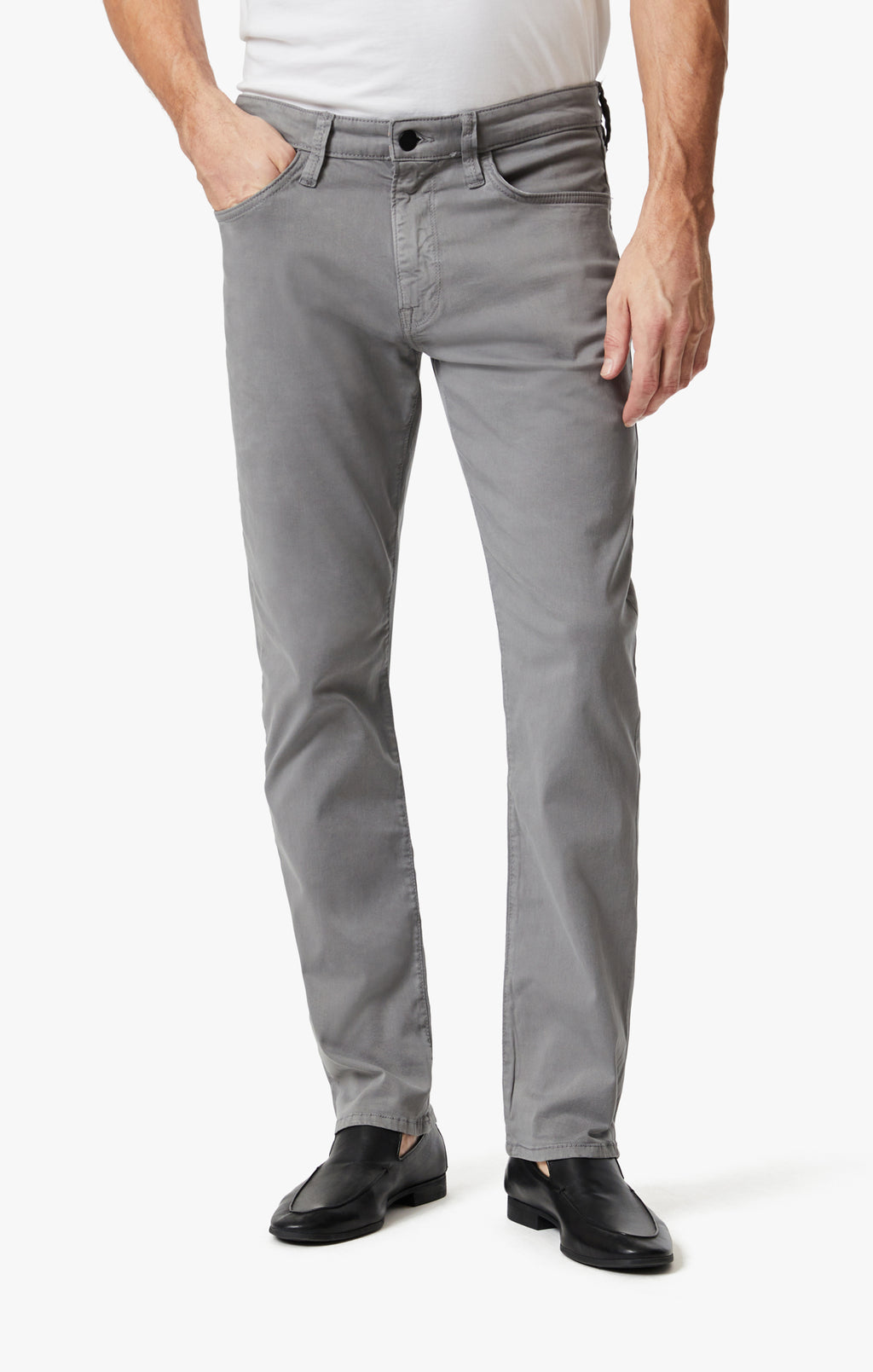Charisma Relaxed Straight Pants in Shark Twill