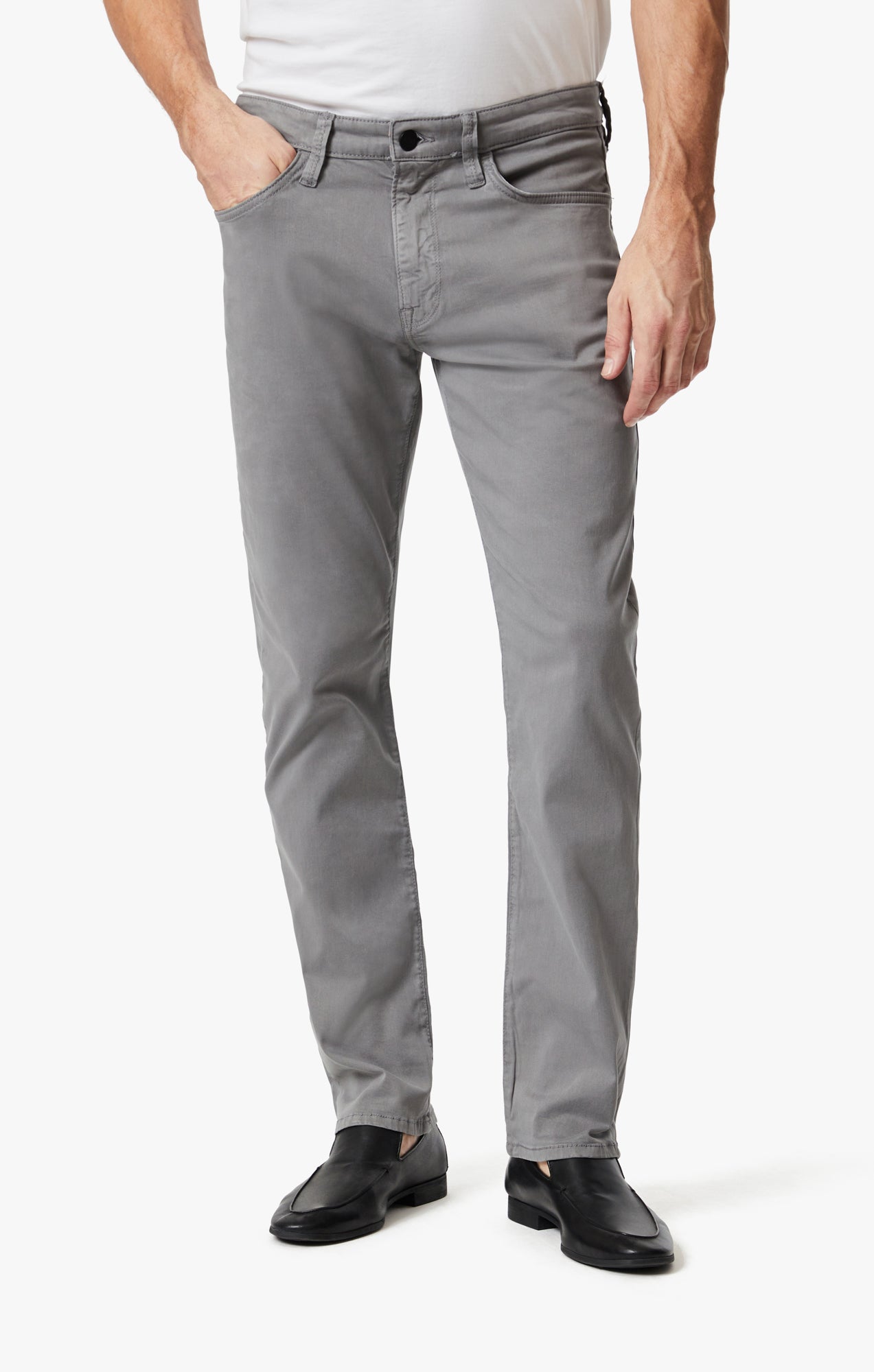 Charisma Relaxed Straight Pants in Shark Twill