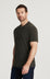 Slub Henley T-Shirt in Peat