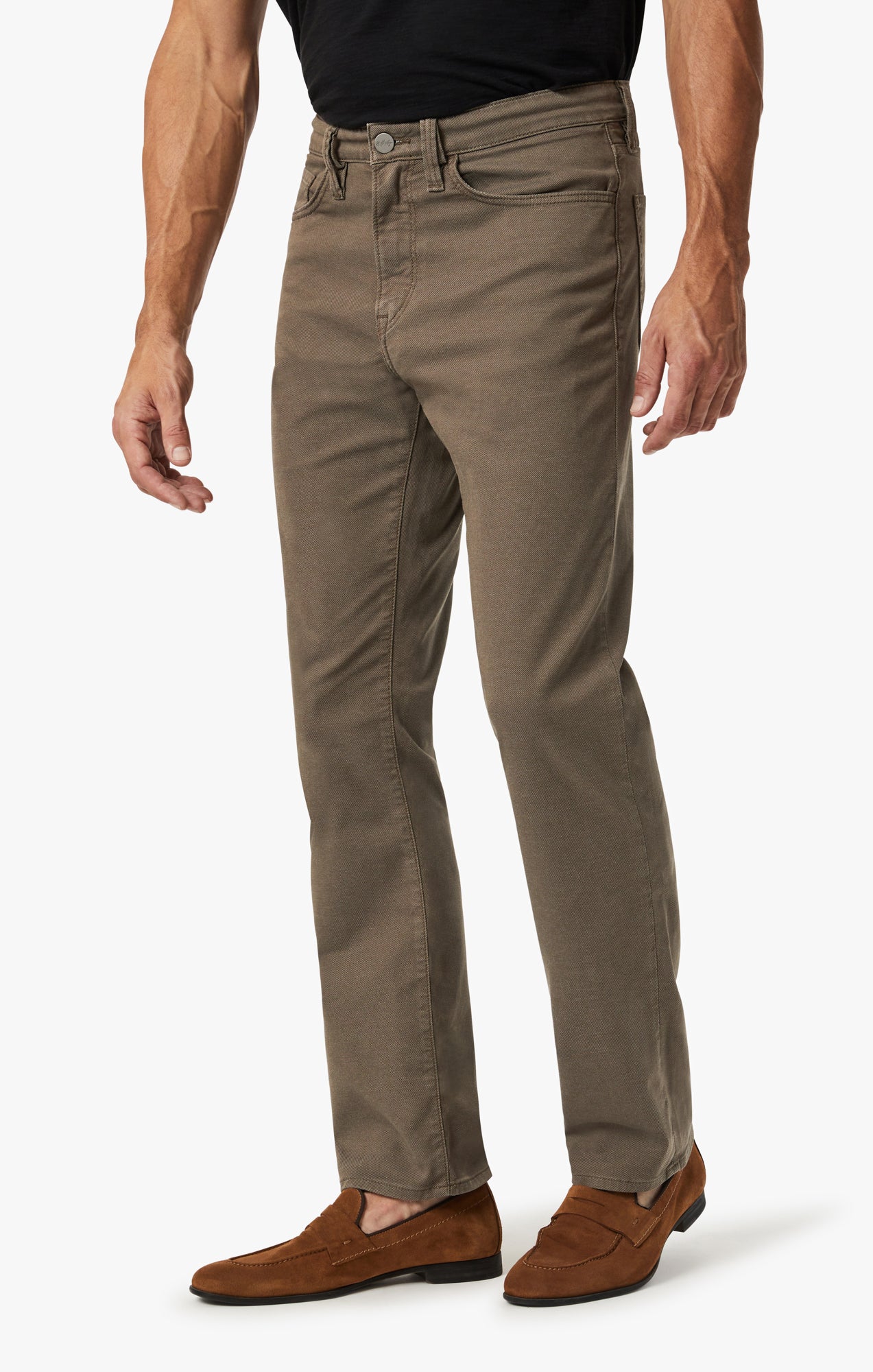 Charisma Relaxed Straight Pants In Canteen CoolMax Image 3