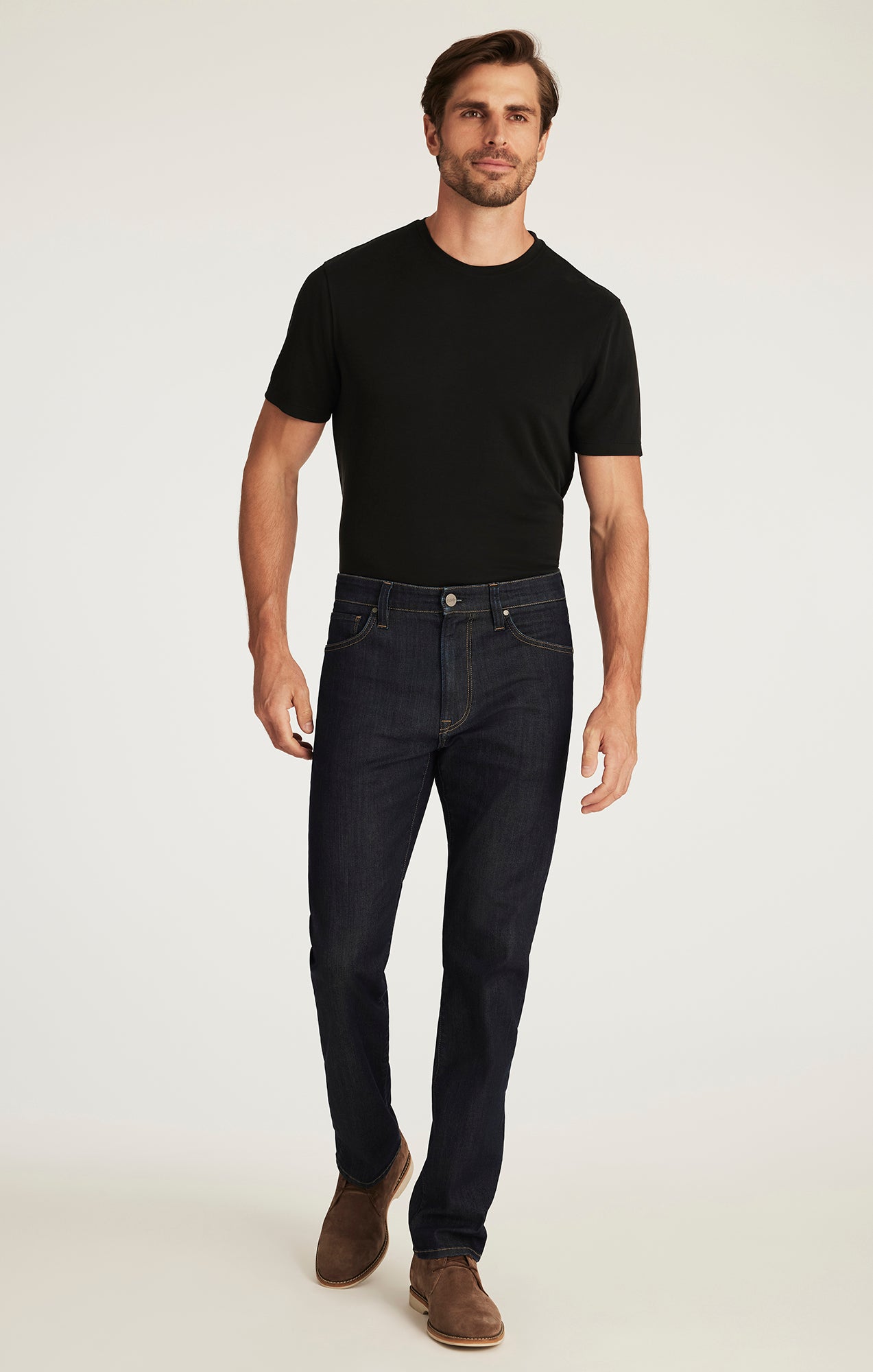 Courage Straight Leg Jeans in Rinse Vintage