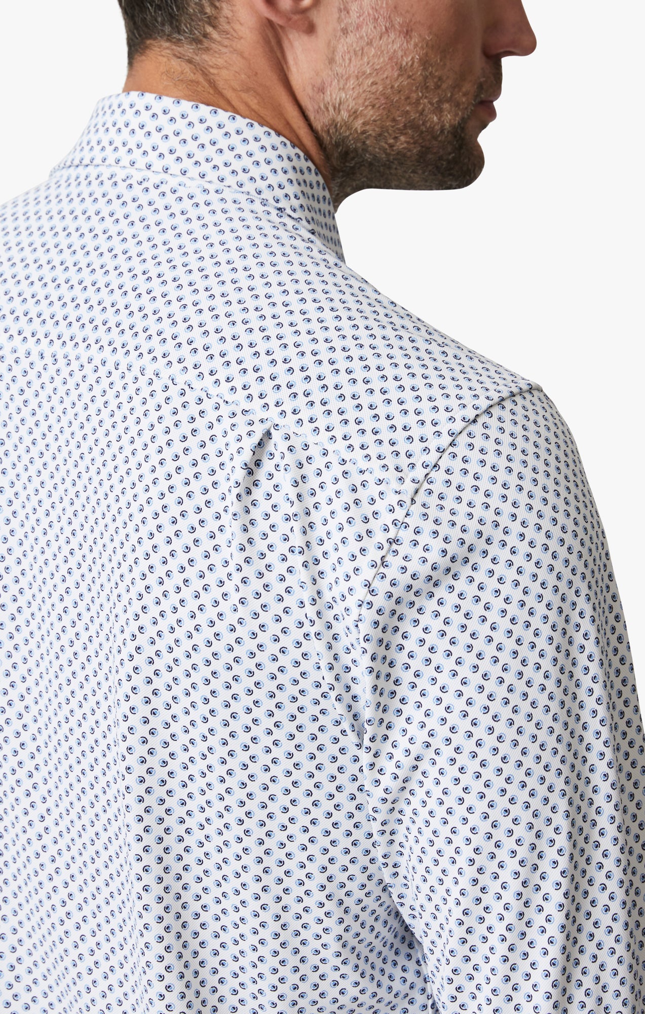 Ocean Dot Shirt In White