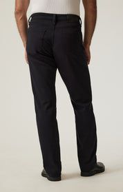 Charisma Relaxed Straight Pants in Black High Flyer