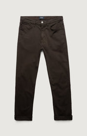 Charisma Relaxed Straight Pants in Brunette Twill