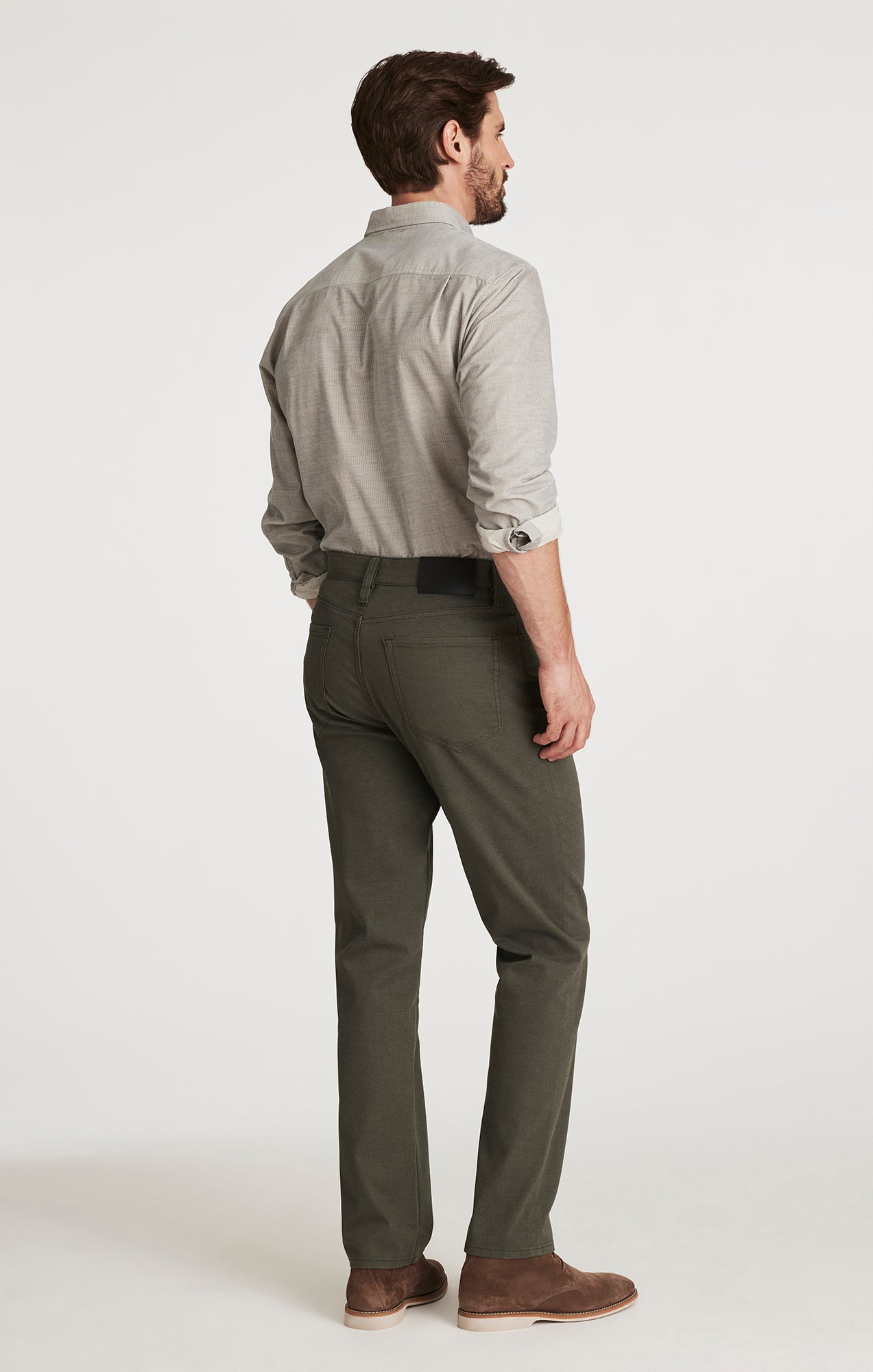 Charisma Relaxed Straight Pants in Peat Coolmax