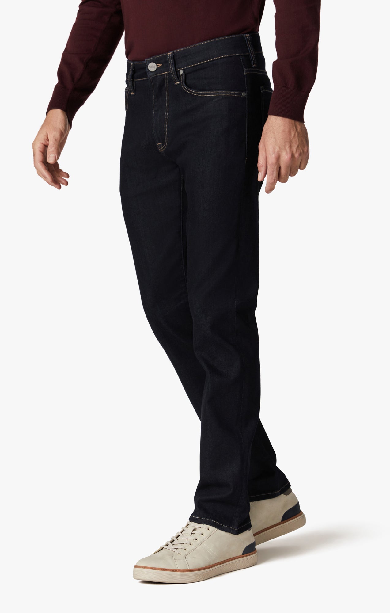 Courage Straight Leg Pants In Midnight Refined Image 3