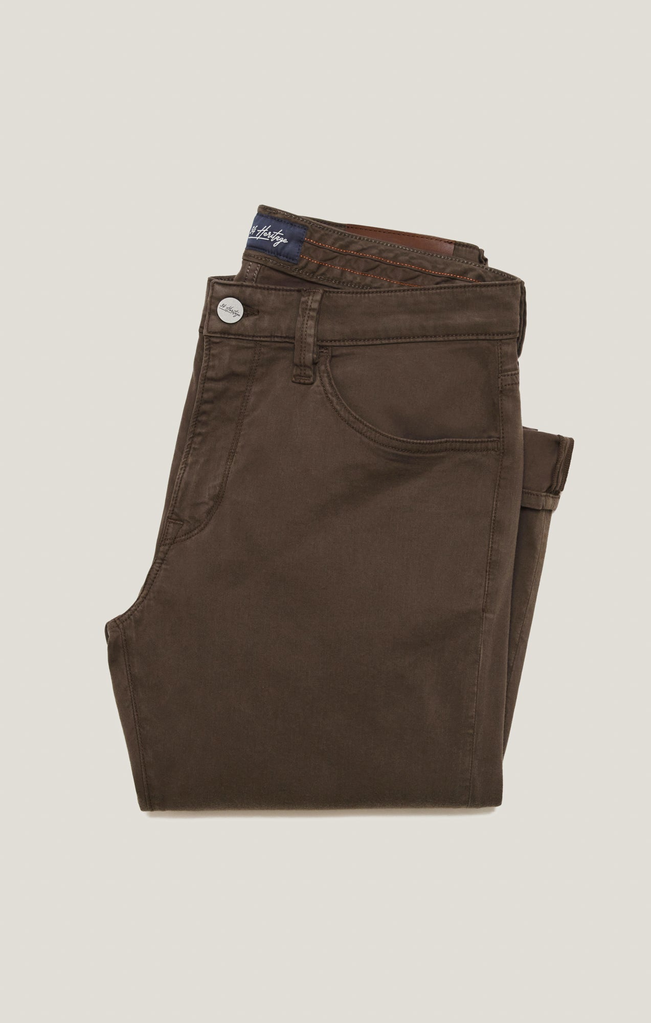 34 Heritage Men's Courage Straight Leg Pants in Oak Twill