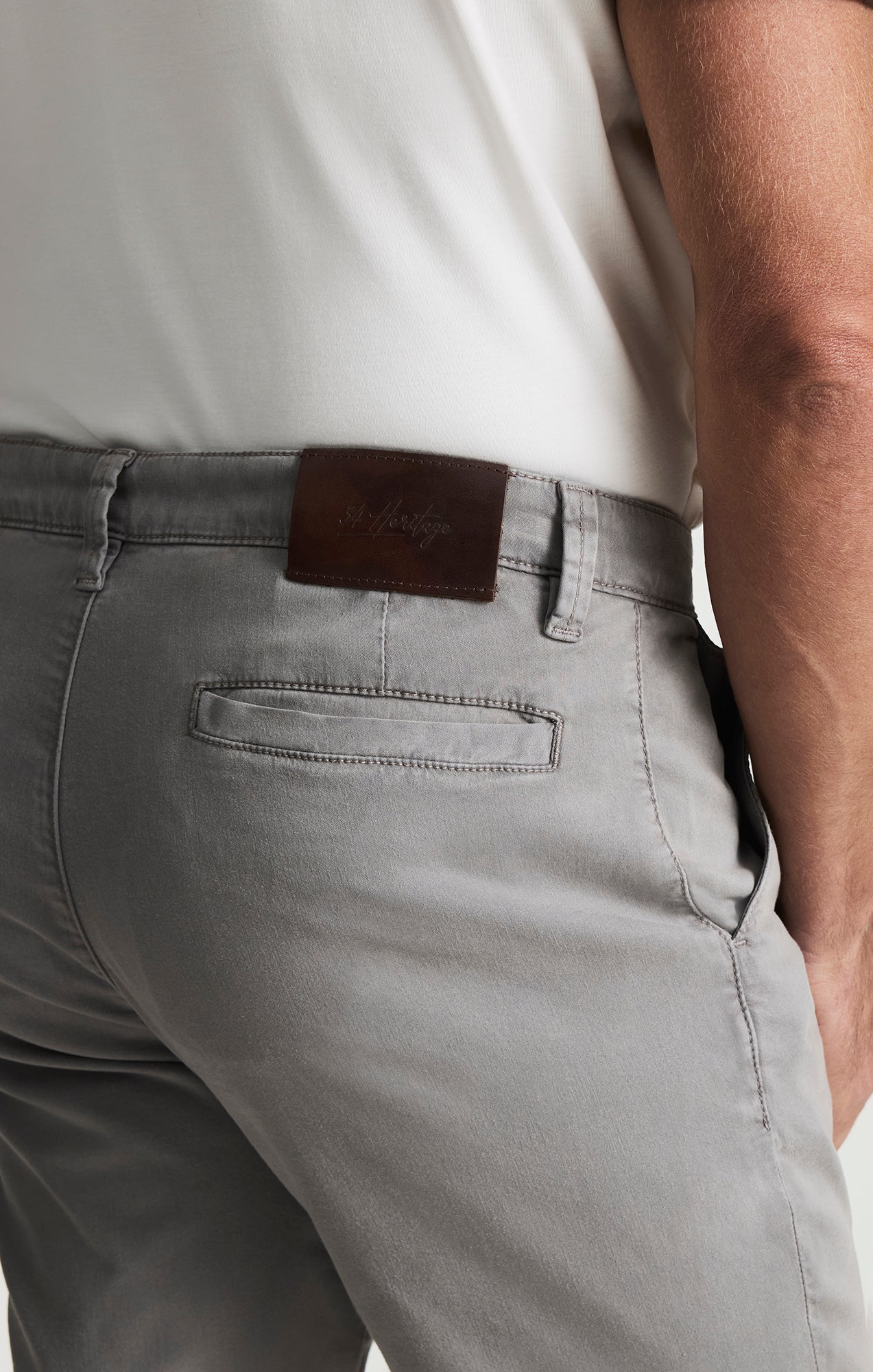 Arizona Slim Shorts In Shark Twill