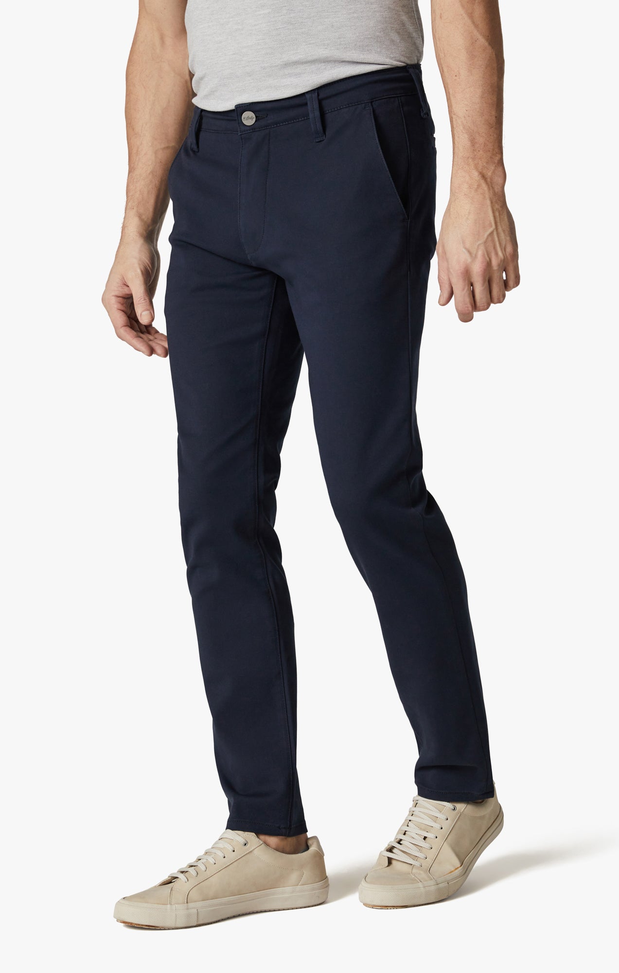 34 Heritage Men's Verona Straight Leg Chino Pants In Night Sky High Flyer