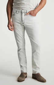 Courage Straight Leg Jeans In Ice Grey Organic Ultra