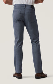 Charisma Relaxed Straight Pants in Navy Fancy