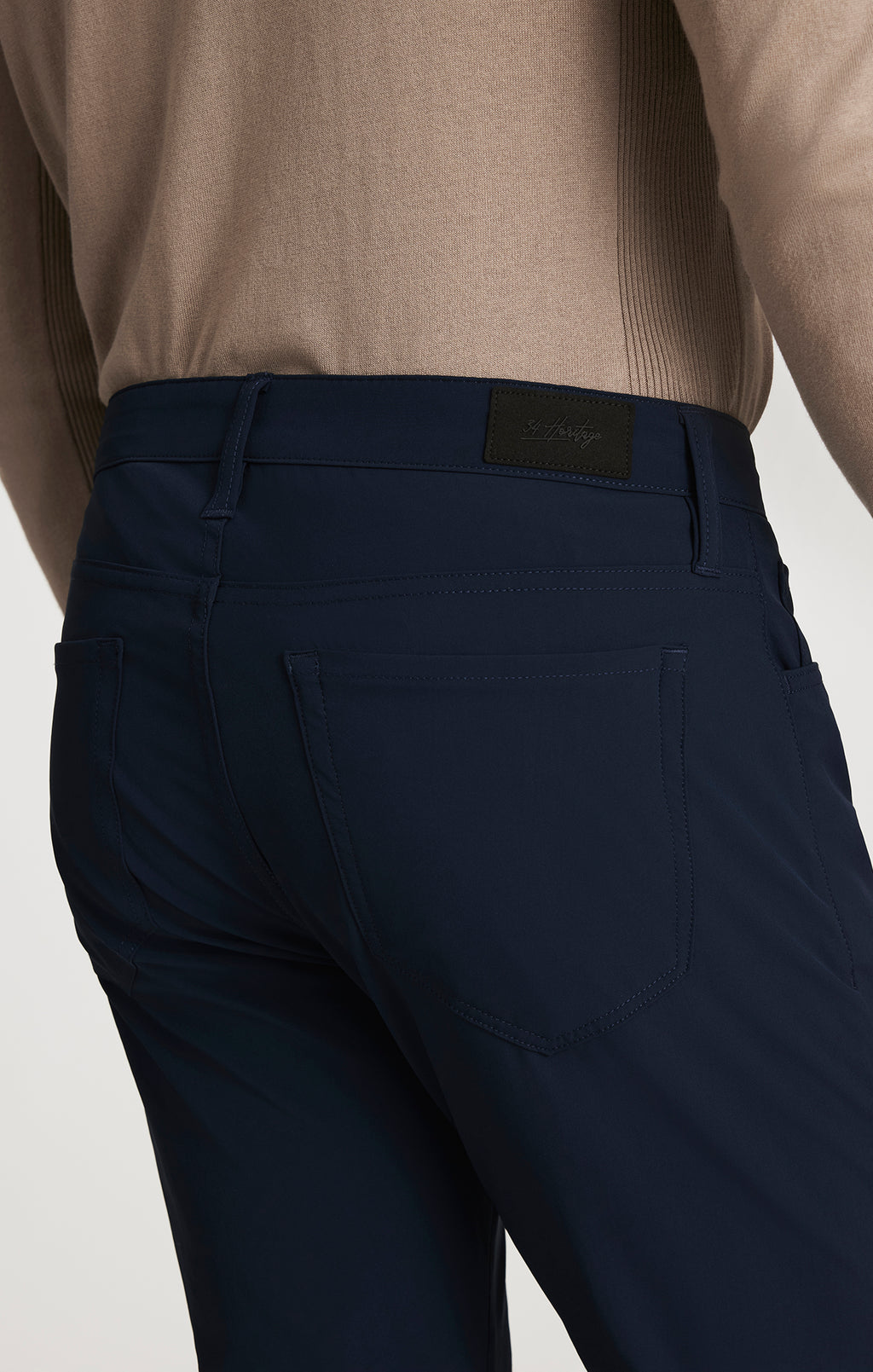 Courage Straight Commuter Pants in Navy Luxe