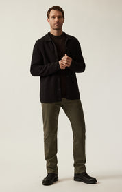 Courage Straight Leg Pants in Dusky Green Coolmax