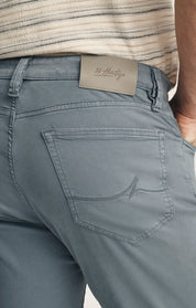 Charisma Relaxed Straight Pants In Flint Stone Twill