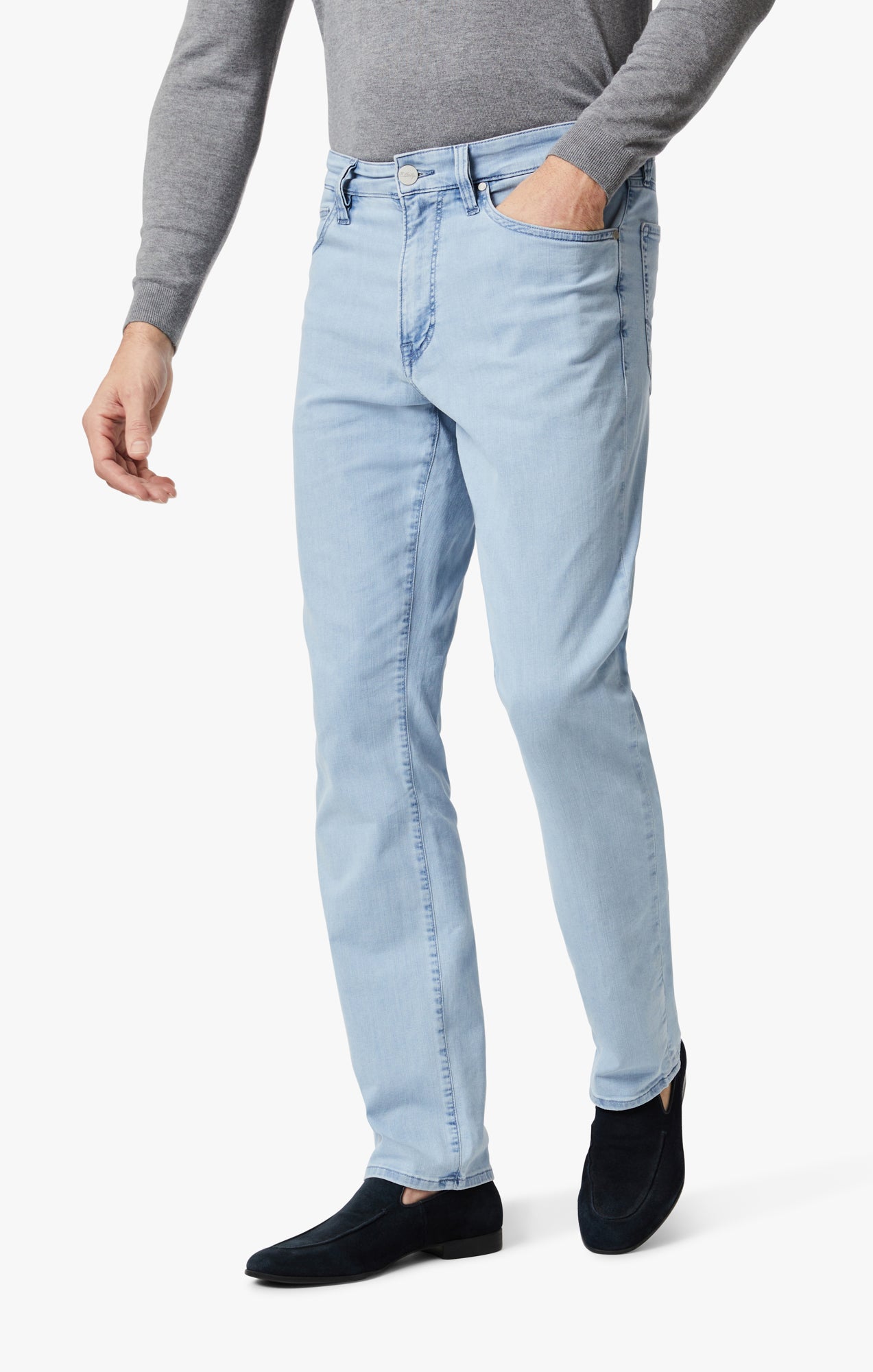 34 Heritage Men's Charisma Relaxed Straight Leg Jeans In Bleached Kona