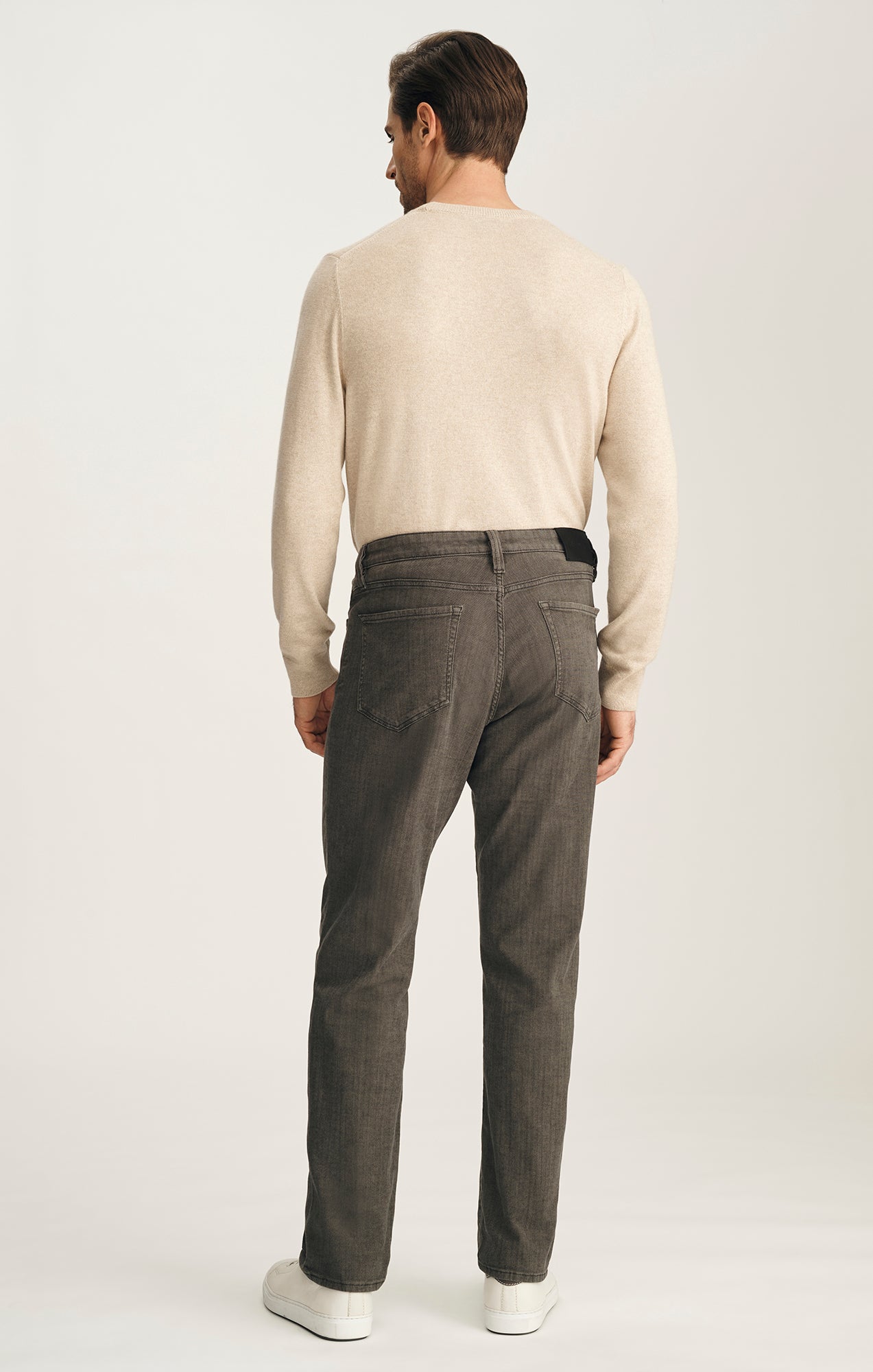 Charisma Dark Olive Herringbone