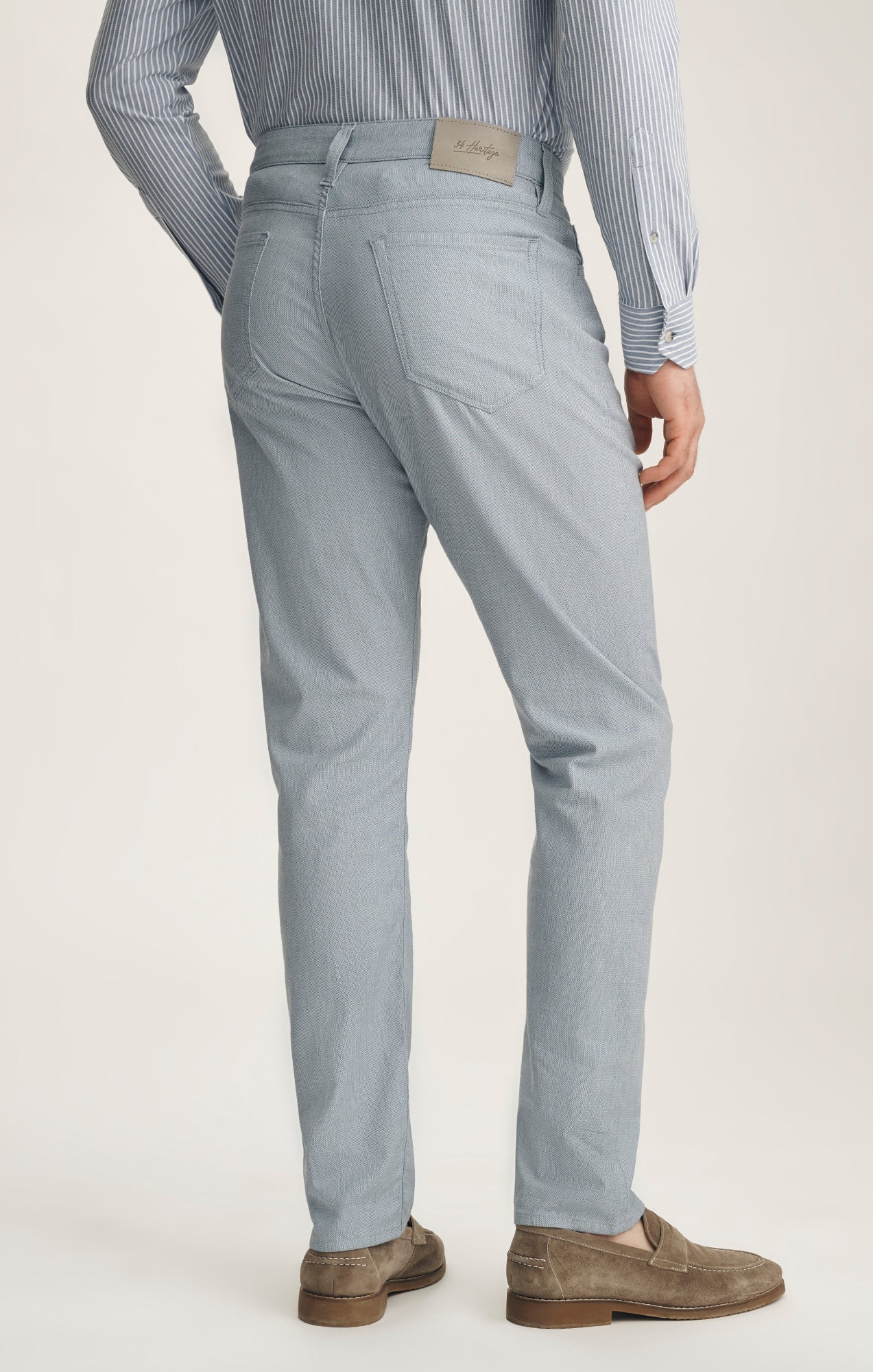 Courage Straight Leg Pants In Blue Honeycomb
