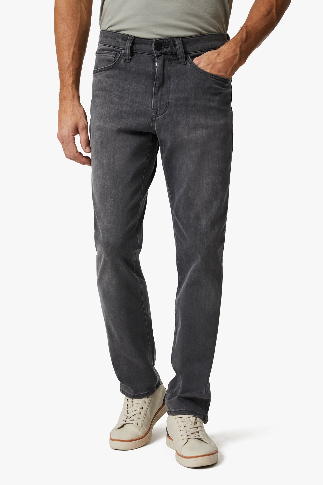 Charisma Relaxed Straight Jeans In Mid Grey Urban Image 1