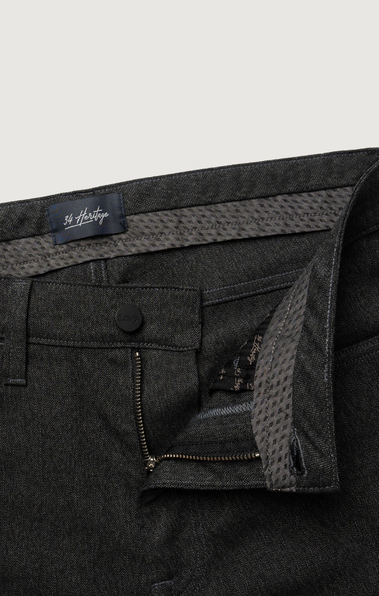 Charisma Relaxed Straight Pants In Smoke Elite