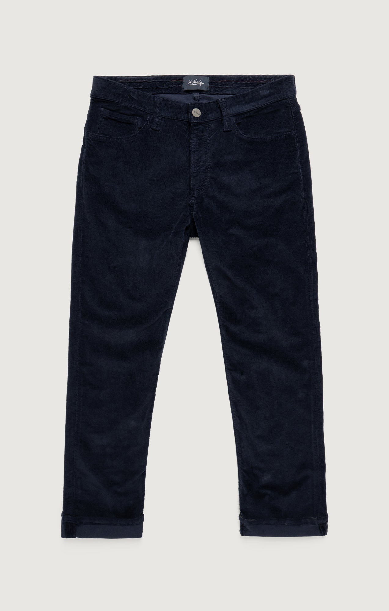 Courage Straight Leg Pants in Navy Cord