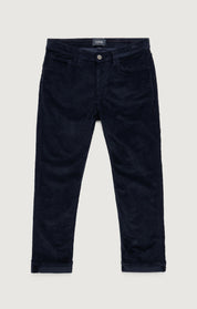 Courage Straight Leg Pants in Navy Cord