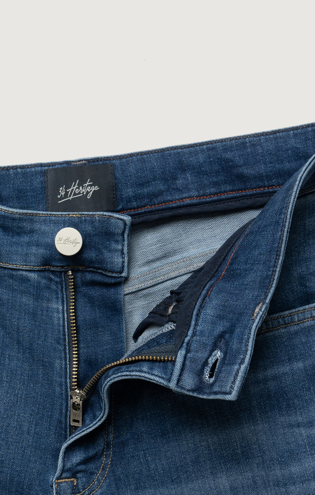 Courage Straight Leg Jeans in Dark Brushed Organic Ultra