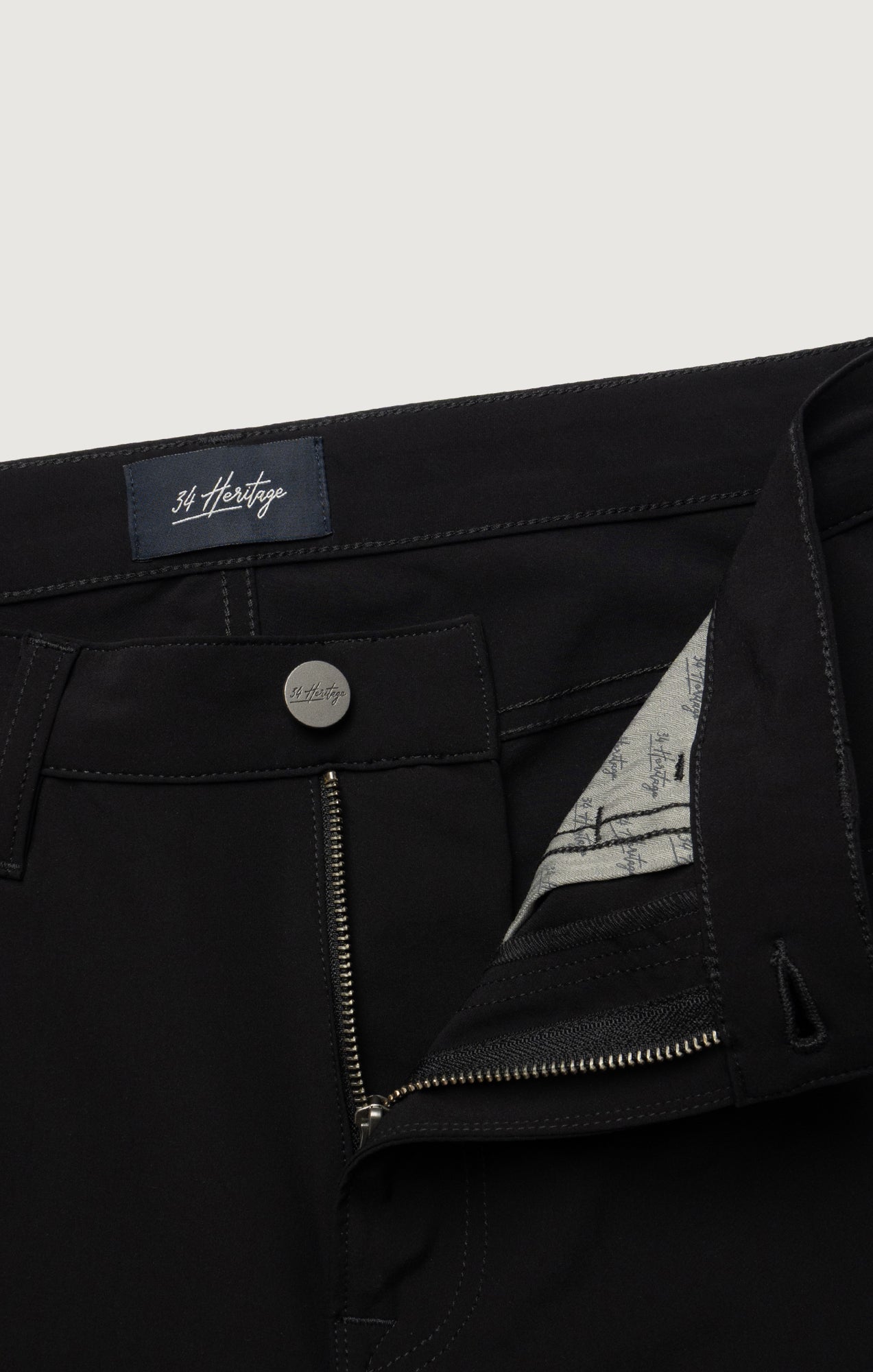 Courage Straight Commuter Pants in Black Luxe