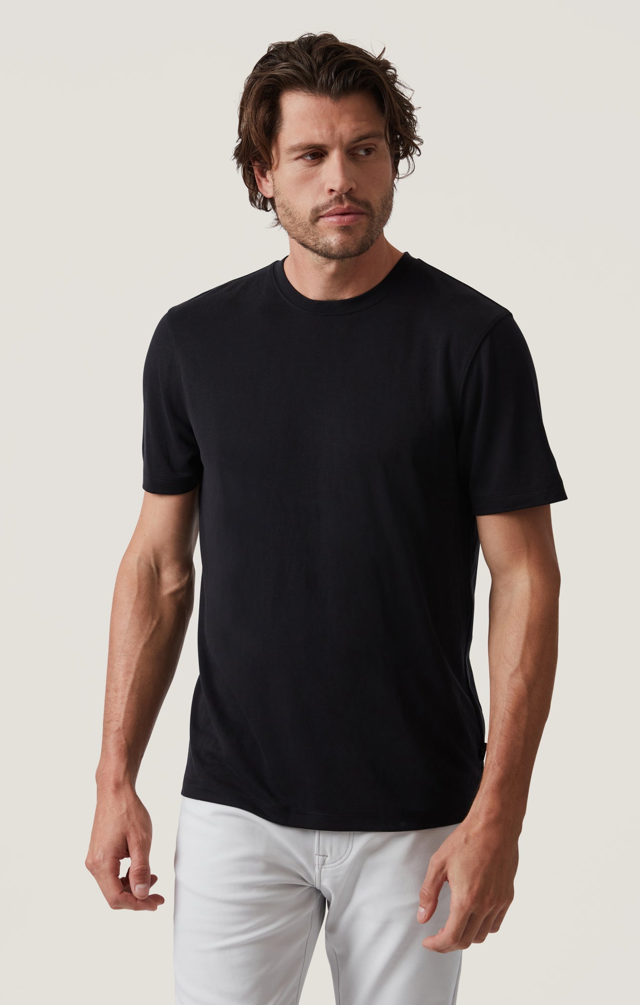 Pique T-Shirt in Black