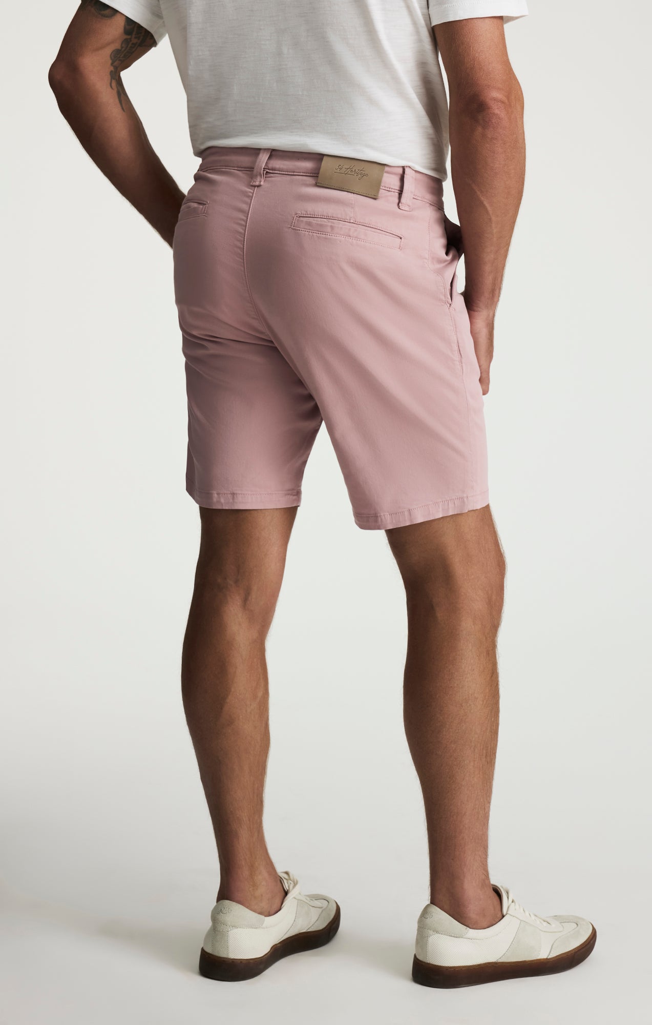 Arizona Slim Shorts In Pink Twill