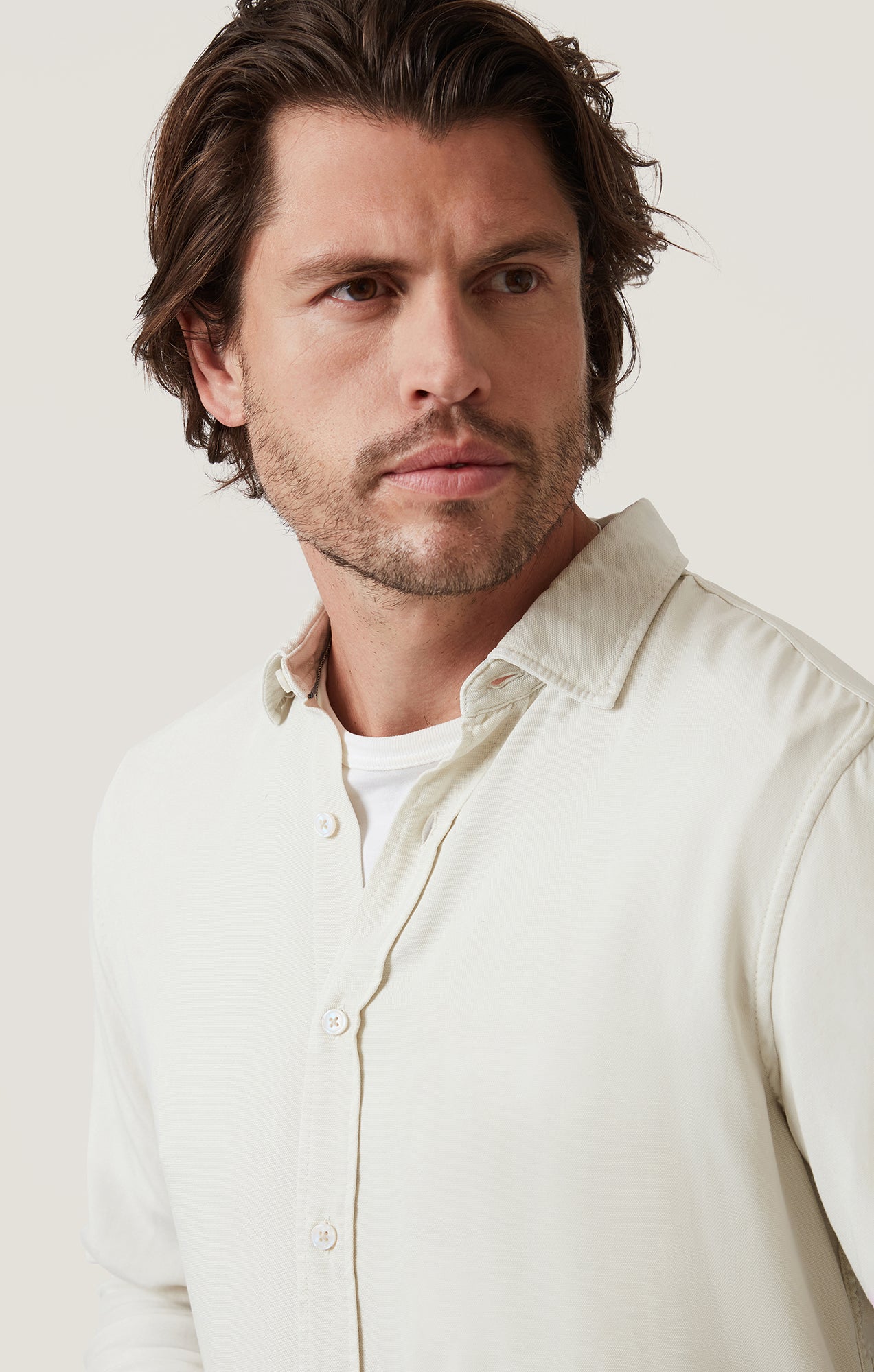Tencel Shirt in Ivory